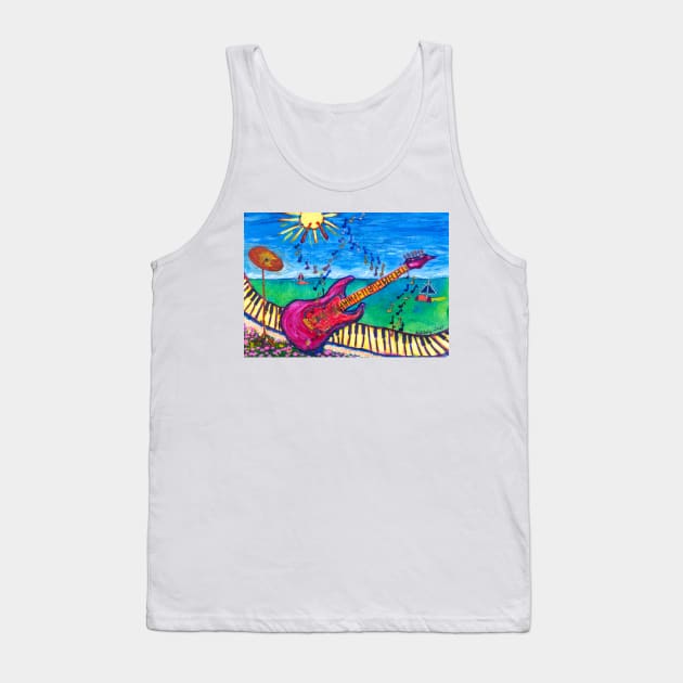 Barbados Rocks Tank Top by KatImages